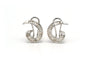 Boucles d'oreilles Boucles d'oreilles en or blanc serties de diamants 58 Facettes 22221