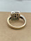 Bague 58 Bague vintage baguette carrée en or blanc 18kt et diamants 58 Facettes