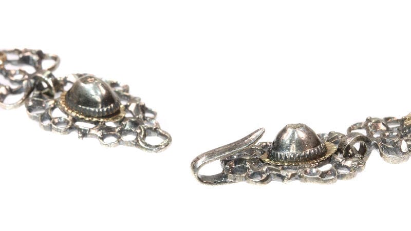 Collier L'amour d'un père : le collier de guirlande de diamants victorien des années 1850 58 Facettes 17073-0105