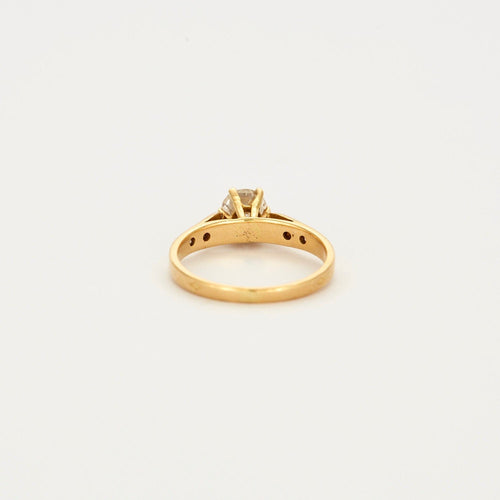 Bague 50 Bague solitaire or jaune diamant 58 Facettes LP373/13