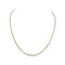 Collar Cadena eslabón forçat 54 cm en oro amarillo 750 58 Facettes 330088347