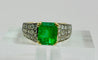 Bague 55 Bague en or avec émeraude et diamants – bijou haut de gamme 58 Facettes 50334