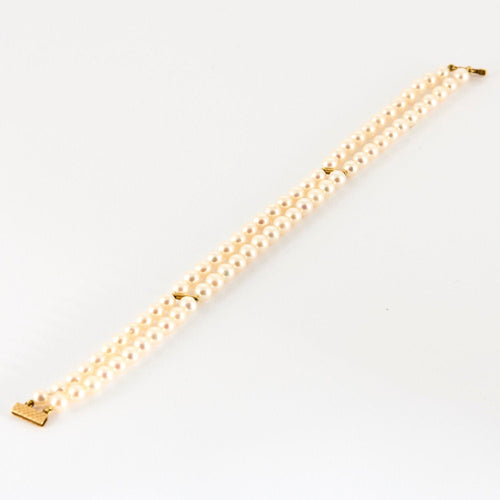 Bracelet Bracelet double rang perles 58 Facettes 2274265