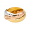 Bague 54 Cartier  Bague  Trinity Or jaune, Or blanc, Or rose 58 Facettes 4434644RV