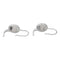 Boucles d'oreilles Chaumet Boucles d'oreilles Dormeuses Class One Croisière Or blanc Pierre de lune, Diamant 58 Facettes 4552100CN