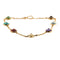 Bracelet Bracelet or jaune et pierres de couleurs 58 Facettes NAR01484