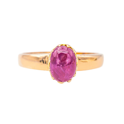 Bague 57 Bague  Or jaune Rubis 58 Facettes 4049089CN