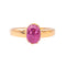 Bague 57 Bague  Or jaune Rubis 58 Facettes 4049089CN