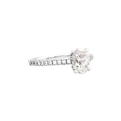 Ring 50 Ovaler Diamantring, 1ct. 58 Facettes 35329