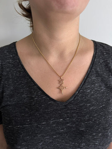 Pendentif Pendentif Croix du Sud or rose 58 Facettes