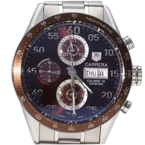 Montre Tag Heuer Montre Carrera Calibre 16 Chronograph 58 Facettes MT42703