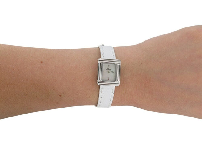 Montre montre POIRAY ma premiere mini 45207 quartz 21 mm acier cuir +ecrin 58 Facettes 268629