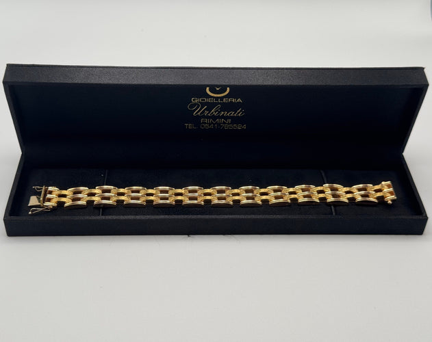 Bracelet Bracelet vintage en or jaune 18 carats 58 Facettes