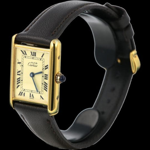 Montre Cartier Montre Tank Vermeil 58 Facettes MT42217