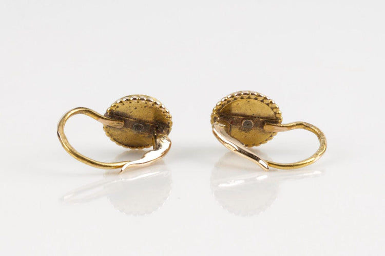 Boucles d'oreilles Boucles d'oreilles anciennes en or avec diamants, Autriche-Hongrie, 1900. 58 Facettes 10369