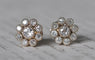 Boucles d'oreilles 18K antique old mine diamond earrings 58 Facettes