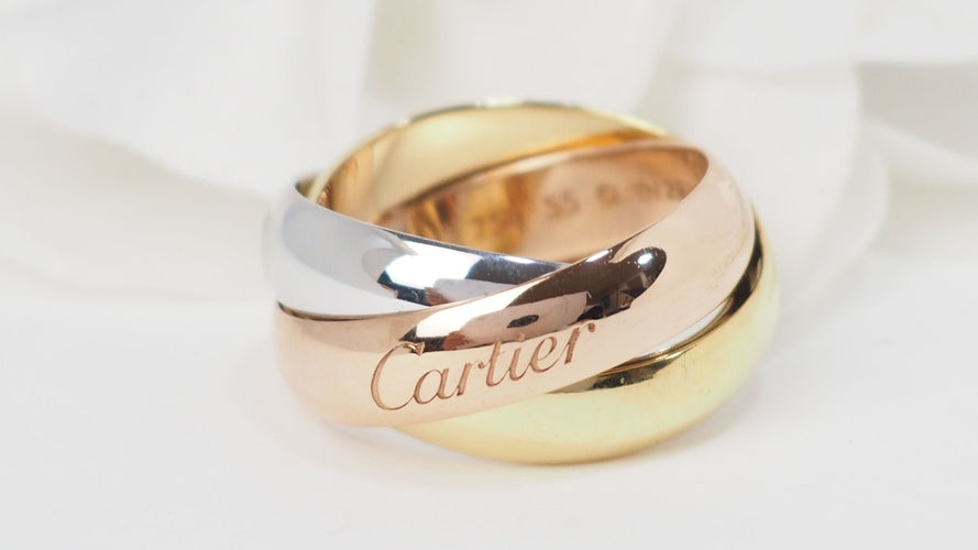 Bague 55 Bague Trinity 3 ors XL de Cartier 58 Facettes 32510