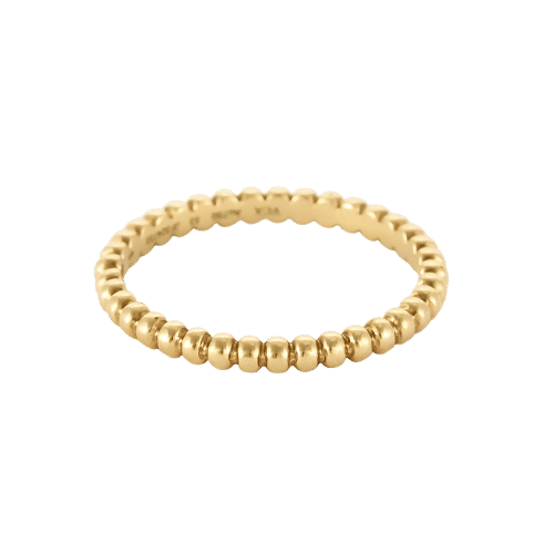 Bague 53 Van Cleef & Arpels Bague Perlée en or jaune 58 Facettes ENG11295