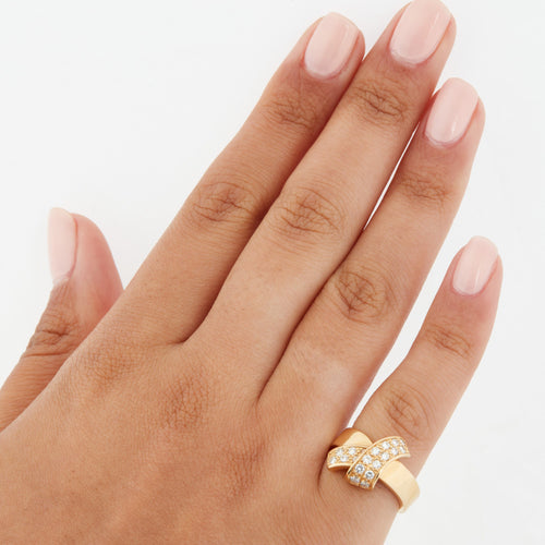 Bague Bague Or Jaune - Diamants 58 Facettes RÉF 6154/12