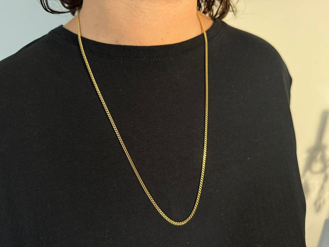 Collier Chaine En Or Mailles Gourmette 58 Facettes