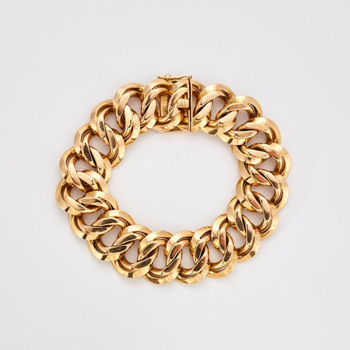 Bracelet Bracelet maille américaine or rose 58 Facettes AB64