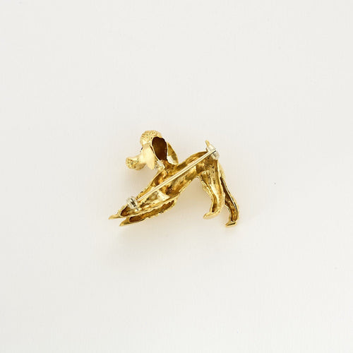 Broche Broche Caniche en or 58 Facettes HAV0863