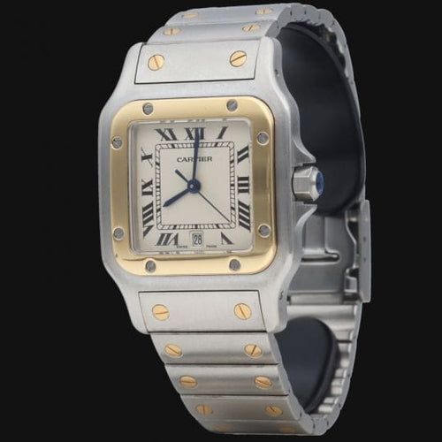 Montre Montre à quartz Cartier Santos Galbee 58 Facettes MT41293