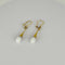 Boucles d'oreilles Boucles d'oreilles pendantes en or jaune avec quartz blanc 58 Facettes 2508003