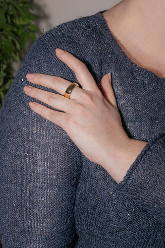 Bague 54 Tiffany & Co Bague Carrée Or jaune 58 Facettes 3865795CN