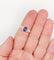 Bague 52 Bague jonc vintage en or 18k tanzanite 1,10 ct et diamants 58 Facettes B01020