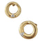 Boucles d'oreilles Paire de boucles d’oreilles Vintage en or 18K et diamants 58 Facettes