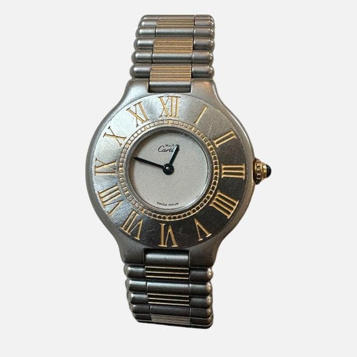 Montre CARTIER - Montre Must 21 vintage – acier & plaqué or 58 Facettes LV114