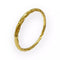 Bransoleta z żółtego złota z wygiętym otworem