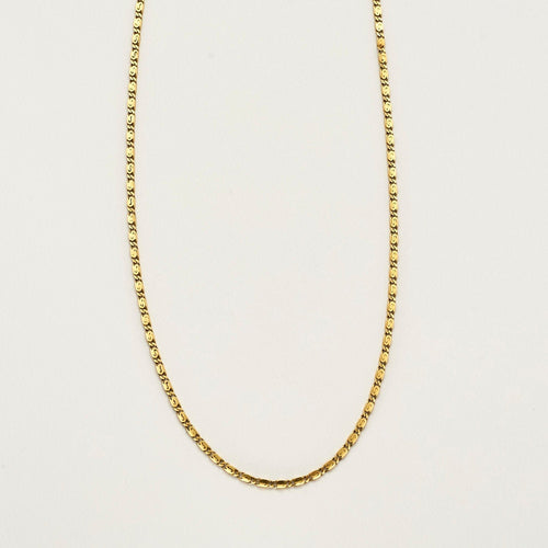 Collier Chaine Maille Haricot 58 Facettes LP836/8