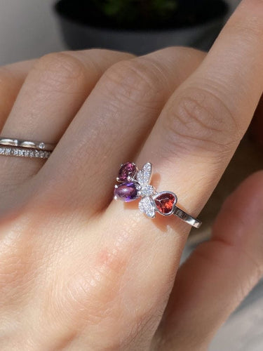 Bague 57 Bague CHAUMET en or blanc 18K modèle « Attrape-moi si tu m’aimes » 58 Facettes