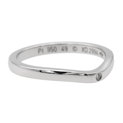 49 Cartier Bague Alliance Ballerine Platine Diamant 58 Facettes 1644038CN