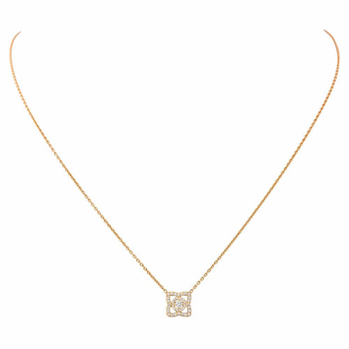 Collier De Beers Collier  Lotus enchanté Or rose Diamant 58 Facettes 4643545CN