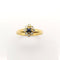Bague 52 Bague or jaune, saphir, diamants 58 Facettes