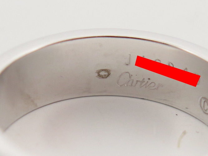 Bague 60 vintage bague CARTIER love classique crb4084700 t60 en or blanc 58 Facettes 271840