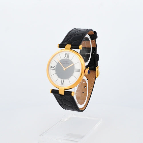 Montre CARTIER - Montre Must Vendôme - Grey White dial - LM 58 Facettes