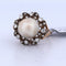 Bague 53 Bague victorienne antique en perles et diamants 58 Facettes