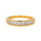Bague 54 Bague  Demi alliance Or jaune Diamant 58 Facettes 4098652RV
