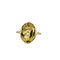 Bague Bague solitaire citrine ovale facettée en or jaune 14k 58 Facettes 2511012