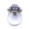 Bague 55 Bague en or blanc et diamants tanzanite 58 Facettes