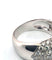 Bague 56 Bague en or blanc avec diamants 58 Facettes
