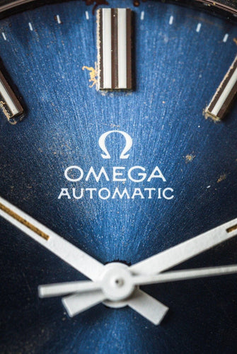 Bracelet Omega Genève, cadran bleu, bracelet en acier, automatique 58 Facettes