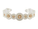 Bracelet bracelet BUCCELLATI manchette blossoms marguerite argent daisy 58 Facettes 269492