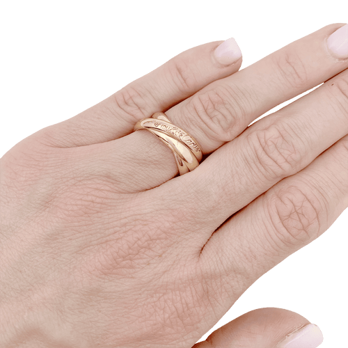 Bague 52 Bague CARTIER Trinity Must, trois ors. 58 Facettes 34532