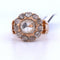 Bague 55 Bague ancienne en or rose avec diamants 58 Facettes