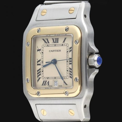 Montre Cartier Montre Santos De Cartier Galbee 58 Facettes MT42874